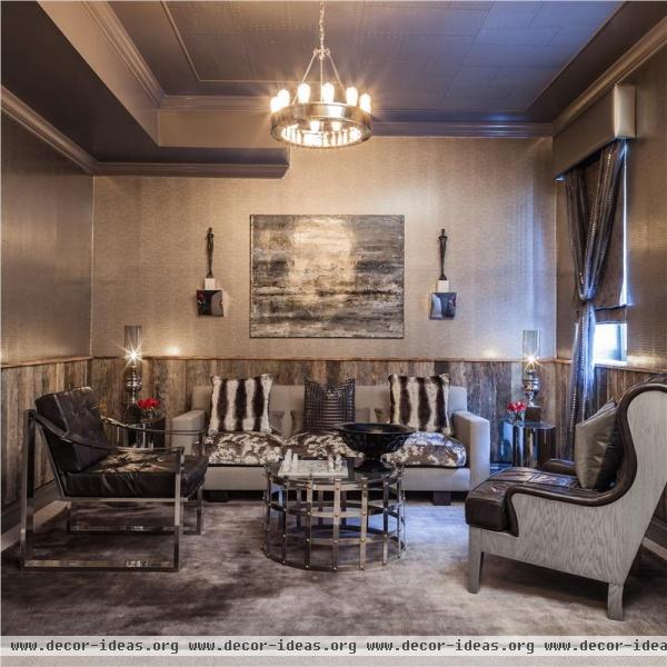 Classic Contemporary Living Room by Diane Guariglia