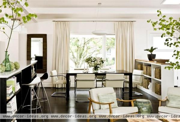 Open Contemporary Dining Room by Jessica Helgerson