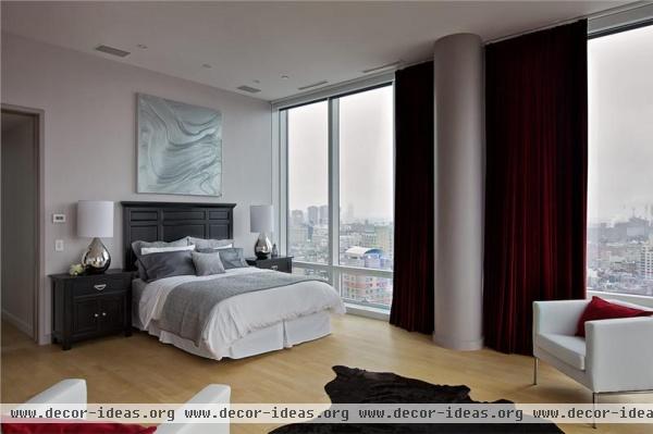 Open Contemporary Bedroom by Marie Burgos