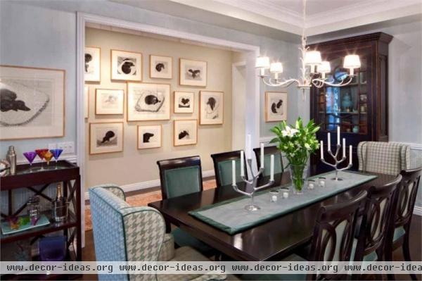 Classic Transitional Dining Room by Susan Jay Freeman