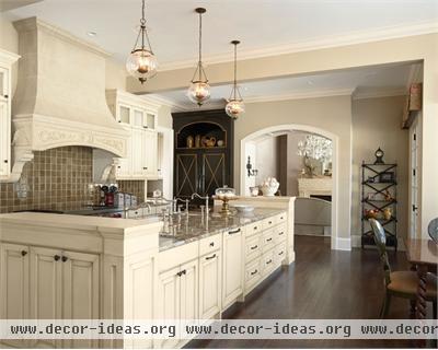 Light Traditional Kitchen by Laura Engler