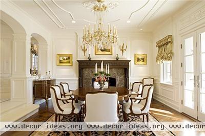 Elegant Traditional Dining Room by Peter Archer, AIA