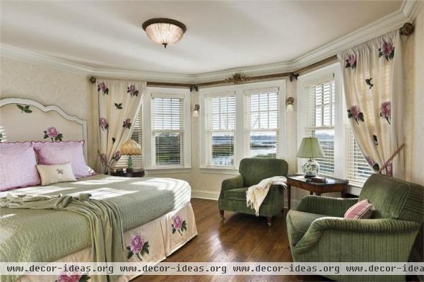 Light Traditional Bedroom by Barbara Eberlein