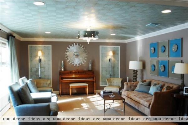 Elegant Transitional Living Room by Javier Fernandez