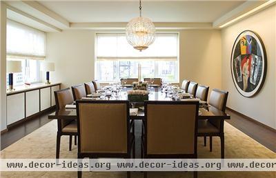 Classic Contemporary Dining Room by Shawn Henderson