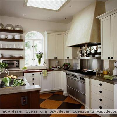 Homey Transitional Kitchen by Jane Ellison