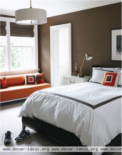 Homey Contemporary Bedroom by Lauren Muse
