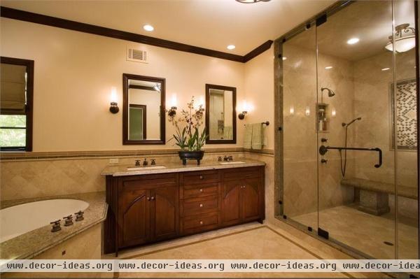 Elegant Traditional Bathroom by Christopher Grubb