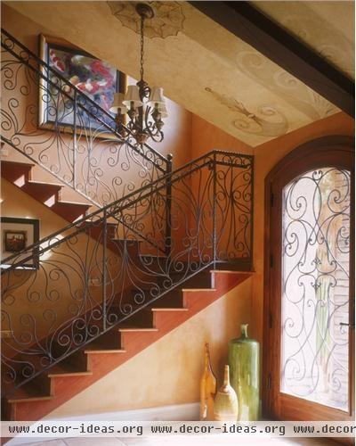 Dramatic Transitional Foyer by Beth Bynon