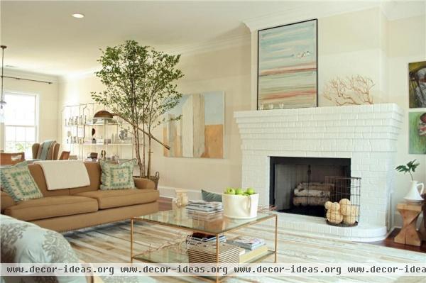 Light Transitional Living Room by Joel Snayd