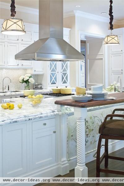 Elegant Traditional Kitchen by Jamie Herzlinger