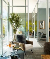 Sunny Contemporary Living Room by Gabriel Benroth, Adam Rolston & Drew Stuart