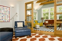 Homey Transitional Living Room by Jennifer  Visosky