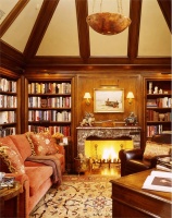 Elegant Traditional Library by Suzanne Tucker
