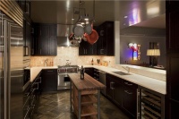 Dark Contemporary Kitchen by Mark Cravotta