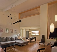 Townhouse Renovation in San Diego - contemporary - living room - san diego