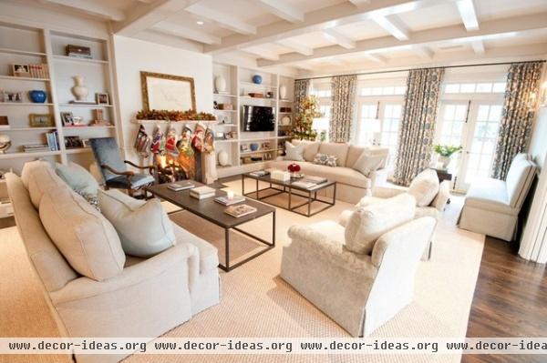 Traditional Living - traditional - living room - houston
