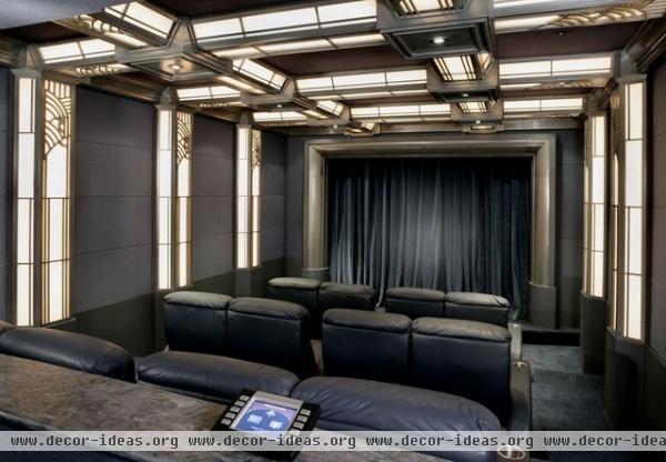 Home Theaters - traditional - media room - los angeles
