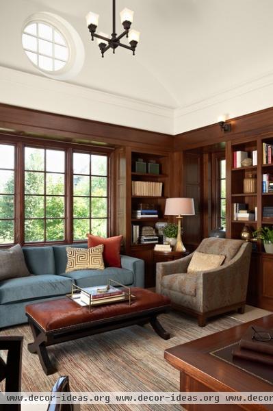 Edina Home Office - traditional - home office - minneapolis