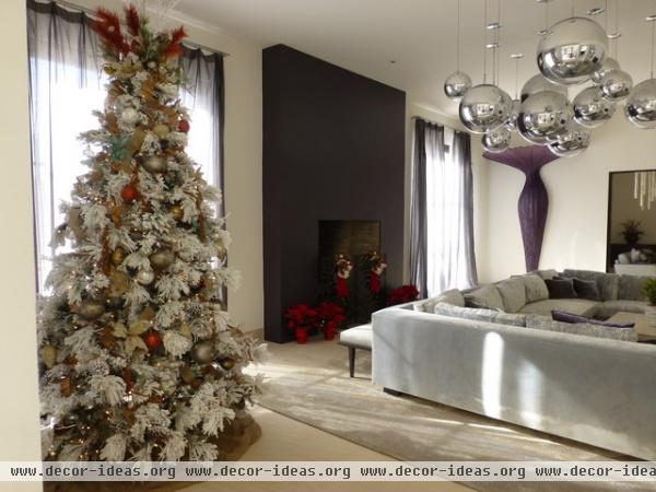 christmas 2012 - contemporary - living room - san diego