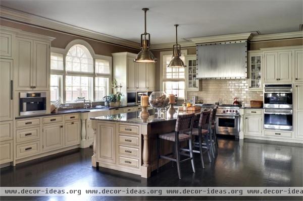 Light Country/Rustic Kitchen by Stephen & Gail Huberman