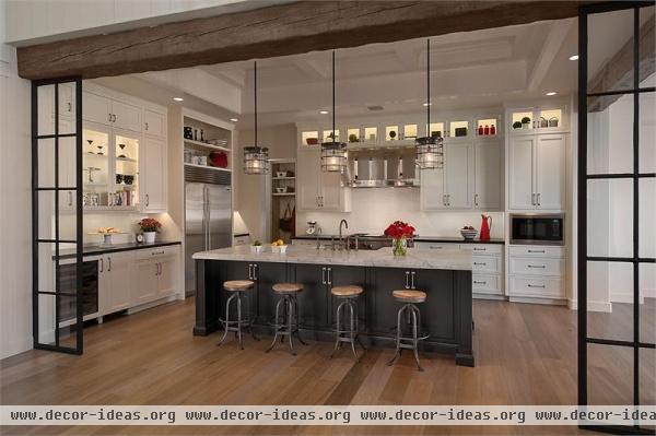 Airy Transitional Kitchen by Caroline DeCesare