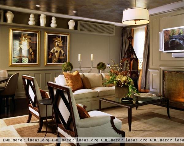 Elegant Transitional Living Room by Stephen & Gail Huberman