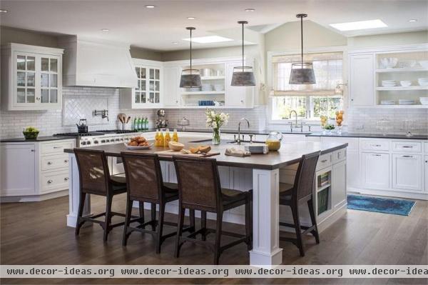 Light Transitional Kitchen by Phil Norman