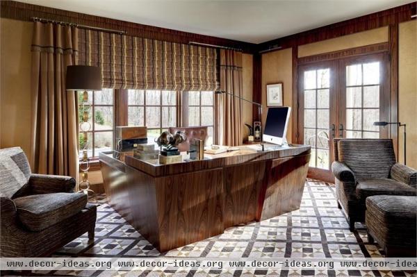 Private Transitional Home Office by Stephen & Gail Huberman