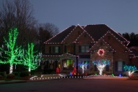 Outdoor Christmas Lights - traditional - exterior - other metro
