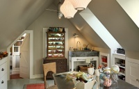 Great use for the upper floor of a garage - traditional - home office - other metro