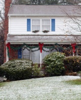 Poughkeepsie, NY Winter Decor - traditional - exterior - new york