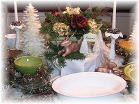 Christmas Tablescapes - traditional - dining room - new york