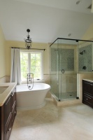 eclectic spa masterbath - eclectic - bathroom - atlanta