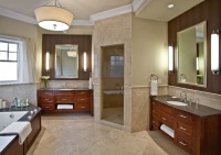 Grand Master Bath - traditional - bathroom - chicago