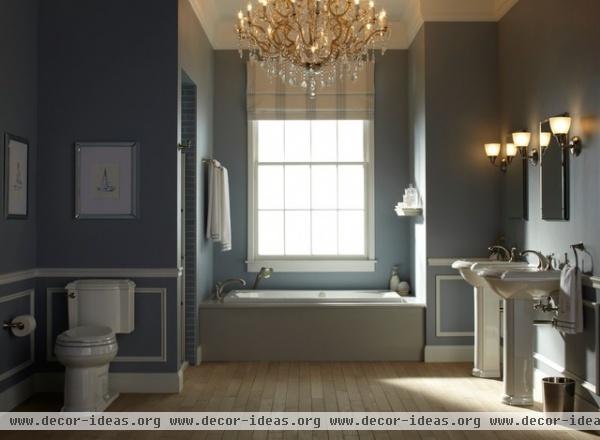 Nautical Blue Bathroom - traditional - bathroom - other metro Nautical Blue Bathroom - traditional - bathroom - other metro