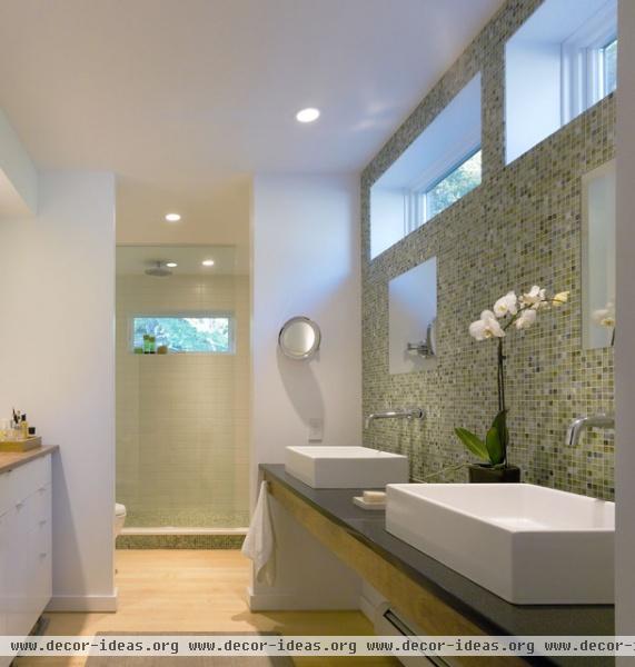 Contemporary Vermont Farm House - contemporary - bathroom - burlington Contemporary Vermont Farm House - contemporary - bathroom - burlington
