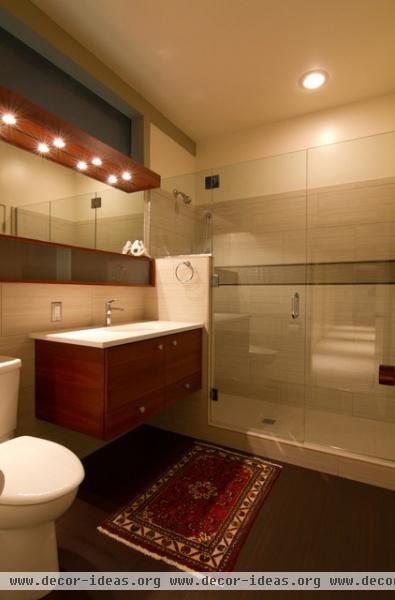 mid-century modern bathroom - contemporary - bathroom - portland mid-century modern bathroom - contemporary - bathroom - portland