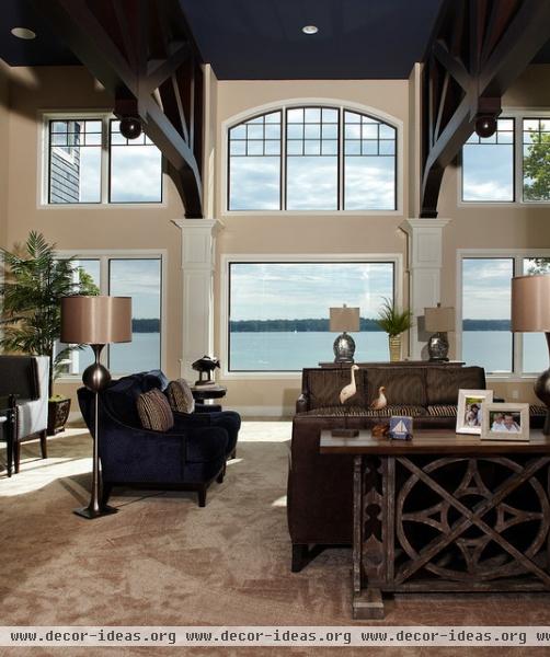 Client Home - Gull Lake, MI - traditional - living room - grand rapids Client Home - Gull Lake, MI - traditional - living room - grand rapids