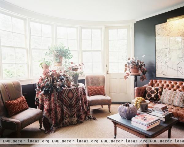 Bohemian Traditional Vintage Living Room Bohemian Traditional Vintage Living Room