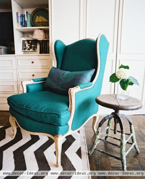 French Eclectic Living Room French Eclectic Living Room