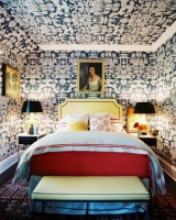 Asian Hollywood Regency Traditional Bedroom