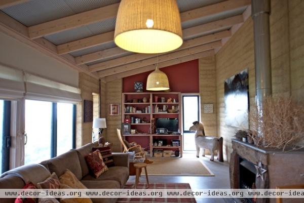 My Houzz: Artist home and studio overlooking Kangaroo Island - eclectic - living room - adelaide