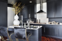 Contemporary Eclectic Hollywood Regency Kitchen