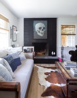 Beach Eclectic Living Room