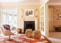 Eclectic Traditional Living Room