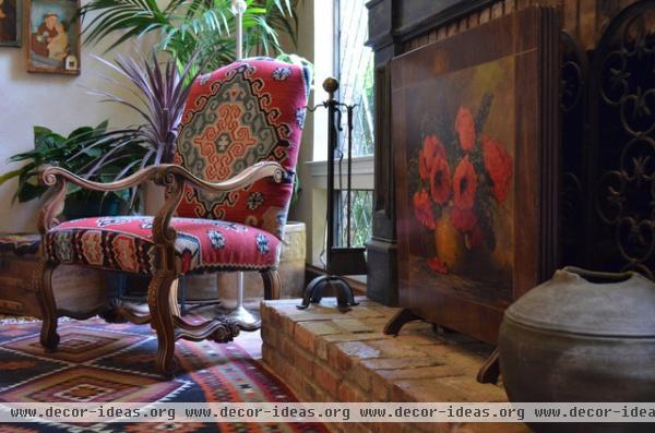 eclectic living room by Sarah Greenman