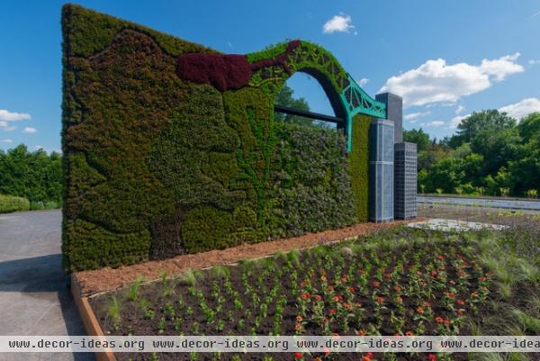 contemporary landscape by Mosaïcultures Internationales