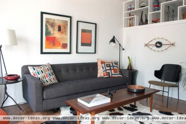 modern living room by Angela Flournoy