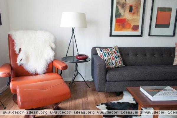 modern living room by Angela Flournoy